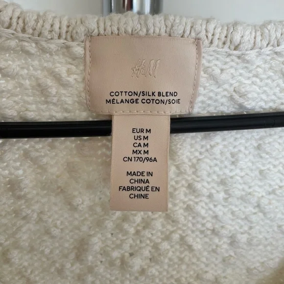 H&M Premium Collection Silk Blend Knitted Sleeveless Maxi Dress Medium - Picture 6 of 7